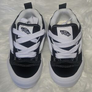 Vans Kids Black and White Sneakers